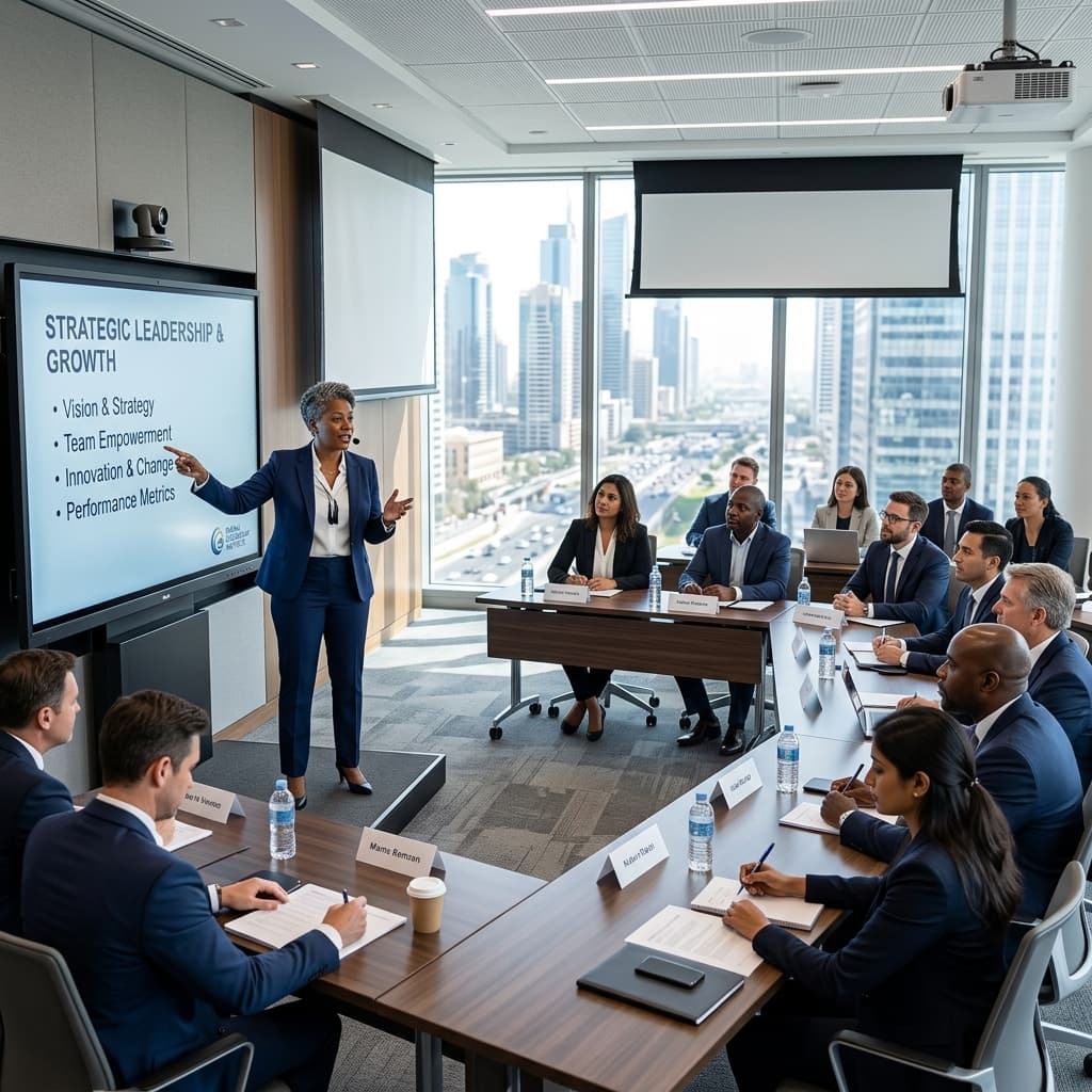 Premium Executive Boardroom background